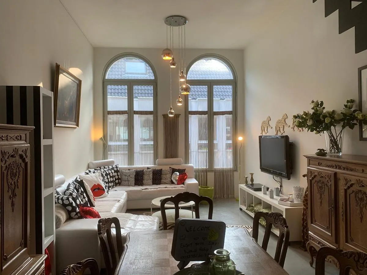 Wellness Loft With Sauna, Jacuzzi, Roof Terrace & Amazing View Apartment Antwerp