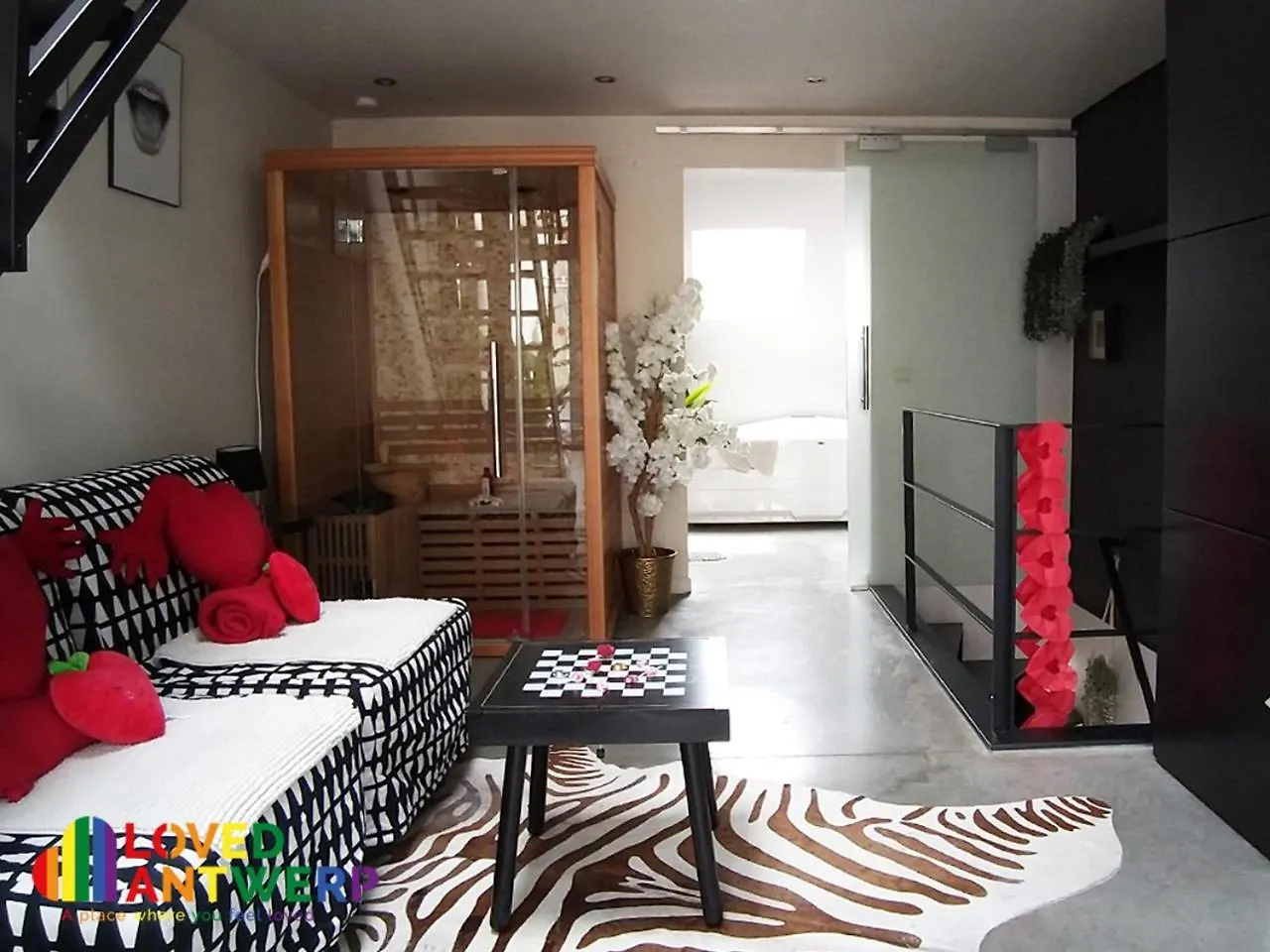 Wellness Loft With Sauna, Jacuzzi, Roof Terrace & Amazing View Apartment Antwerp