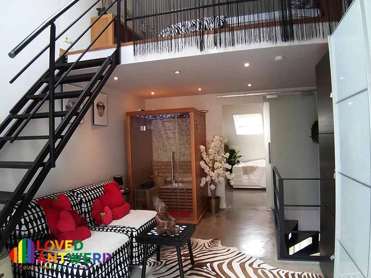 Wellness Loft With Sauna, Jacuzzi, Roof Terrace & Amazing View Apartment Antwerp Belgium