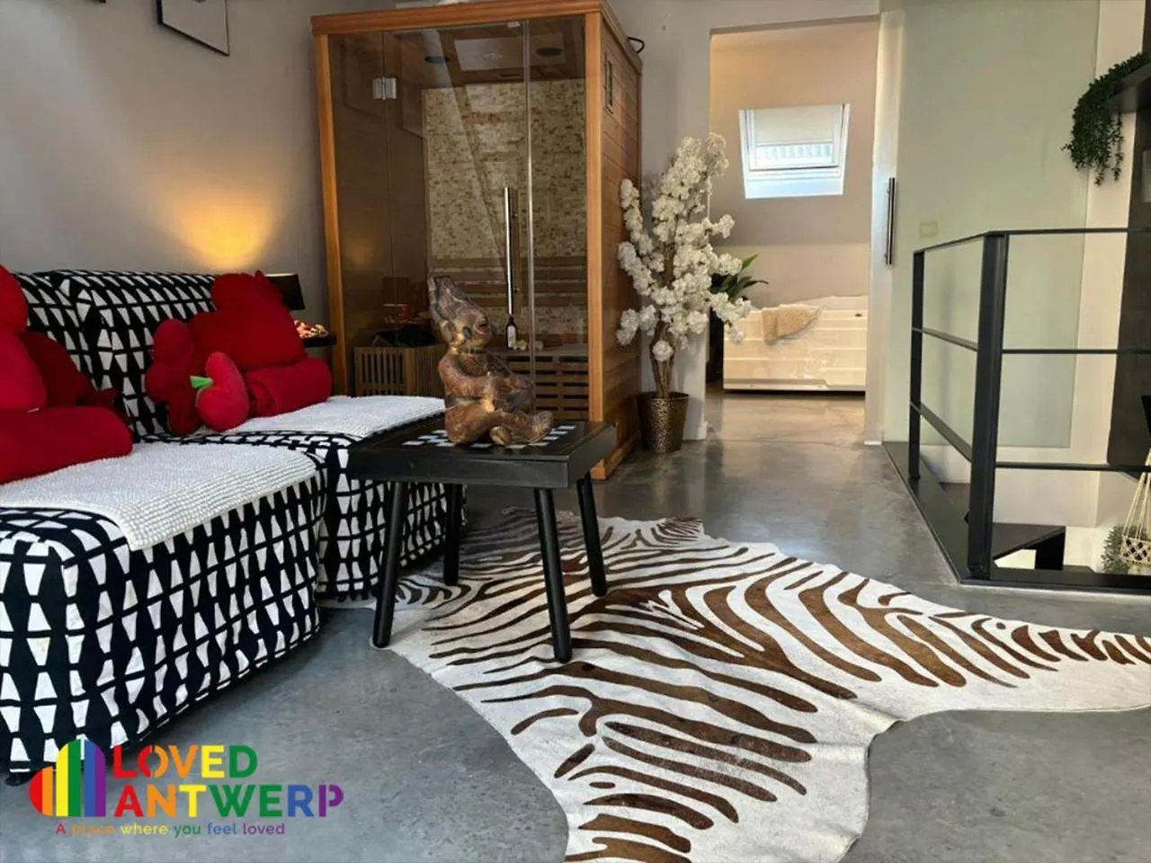 Wellness Loft With Sauna, Jacuzzi, Roof Terrace & Amazing View Apartment Antwerp 0*,  Belgium
