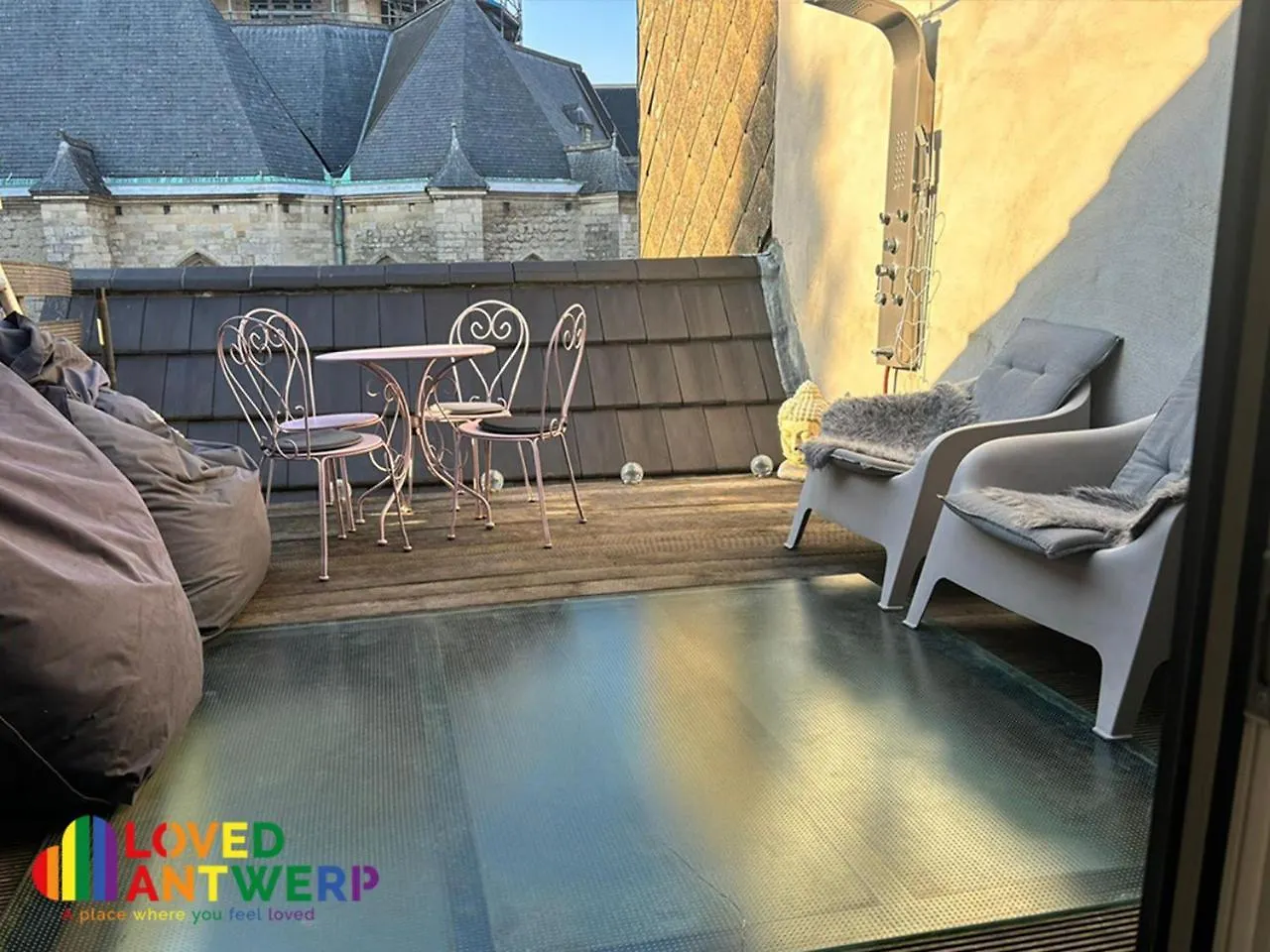 Wellness Loft With Sauna, Jacuzzi, Roof Terrace & Amazing View Apartment Antwerp